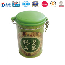 Round Airtight Tea Package Tin